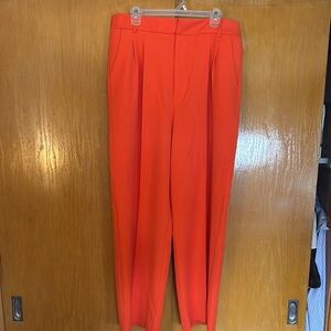 Women’s wide leg Orange Pants